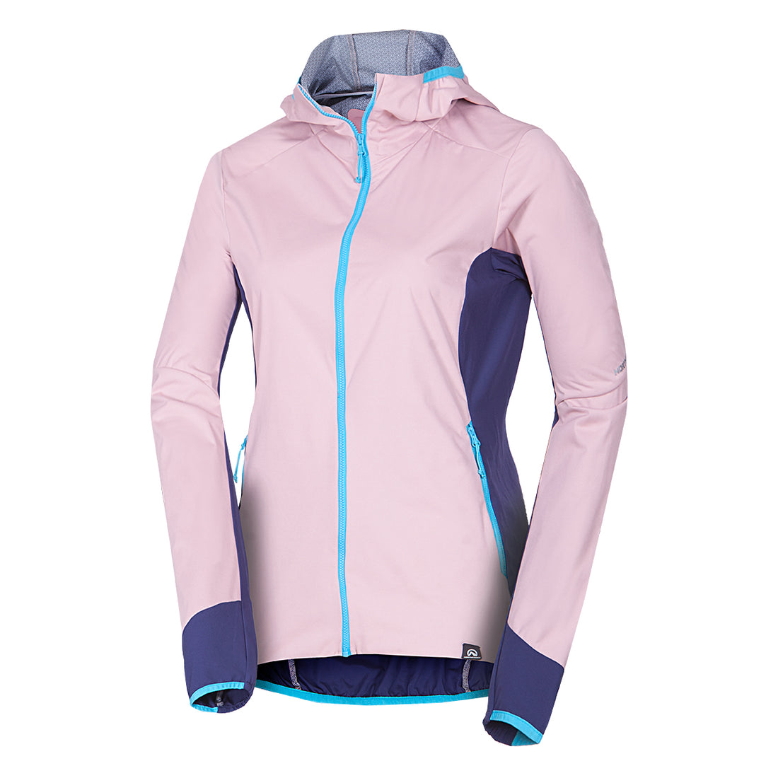Women's trekking hybrid multisport lightweight jacket 2.5L KENDRA