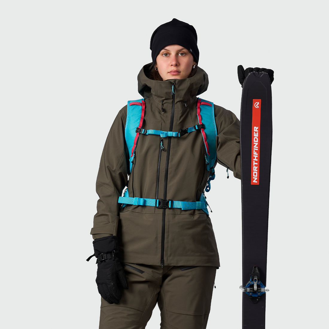 BU-6112SKP women's ski-touring technical hardshell jacket Dermizax™EV MURANSKA