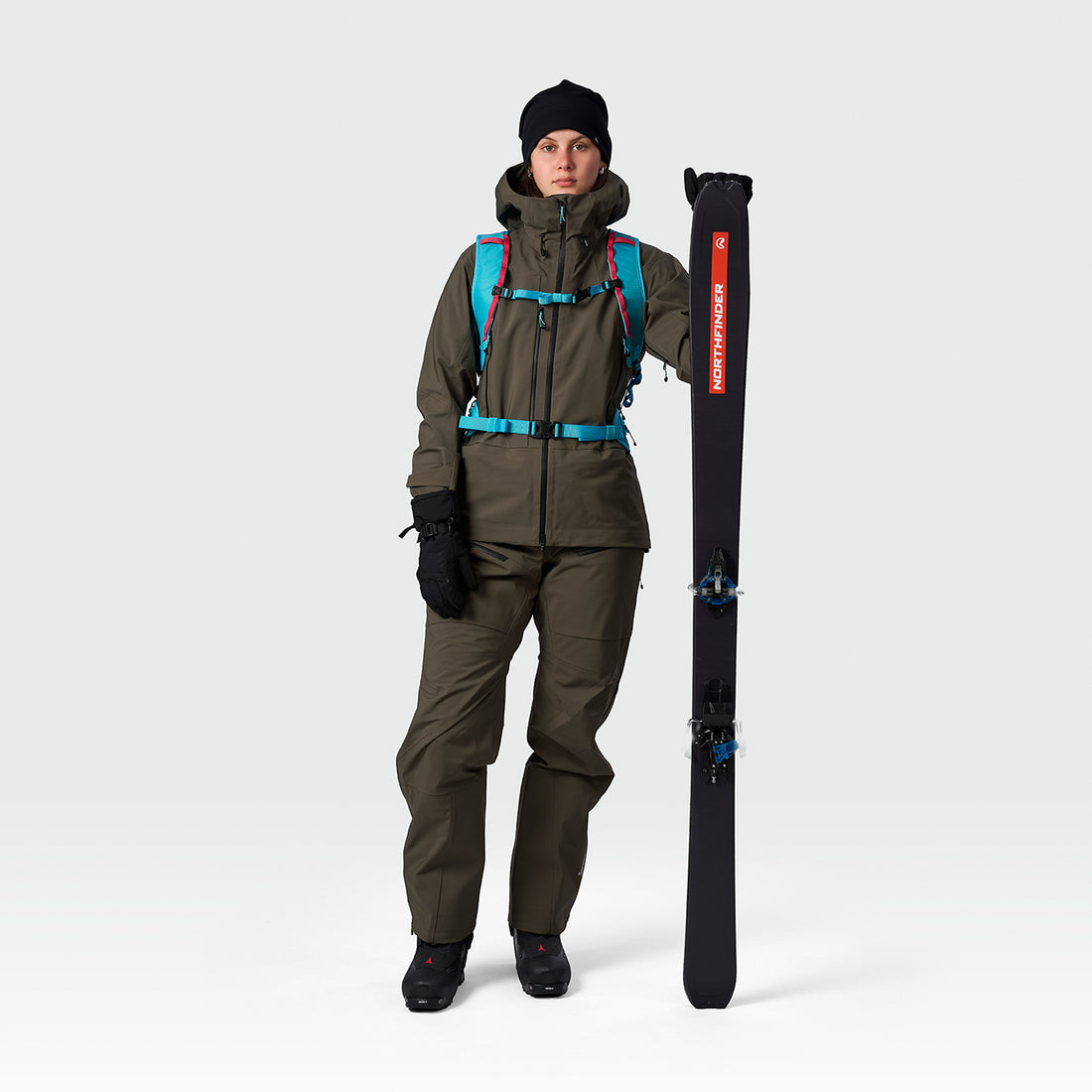 BU-6112SKP women's ski-touring technical hardshell jacket Dermizax™EV MURANSKA