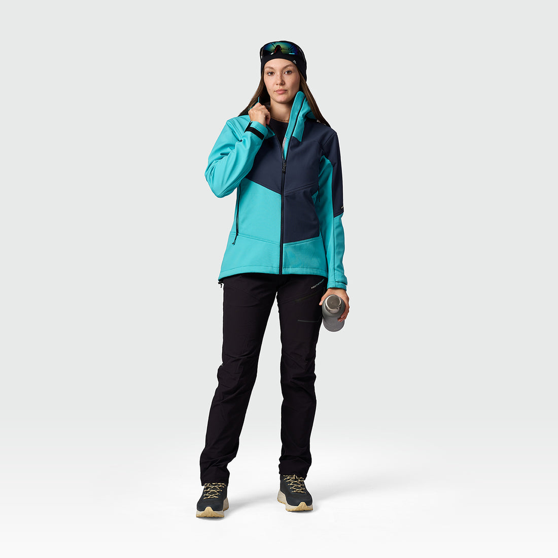 BU-6450OR women's outdoor hoody softshell jacket 3L TRIANN