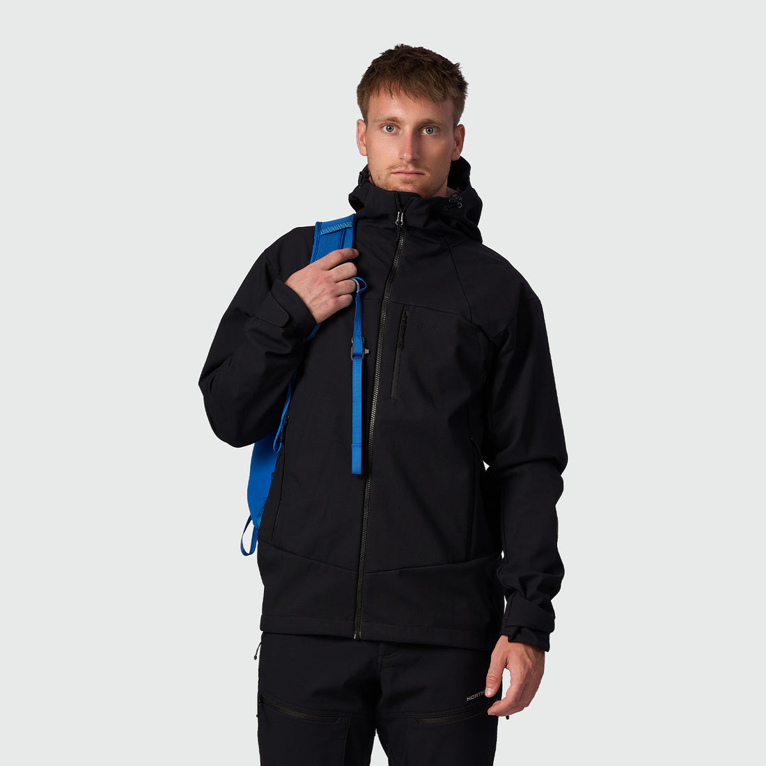 men's outdoor hoody softshell jacket 3L