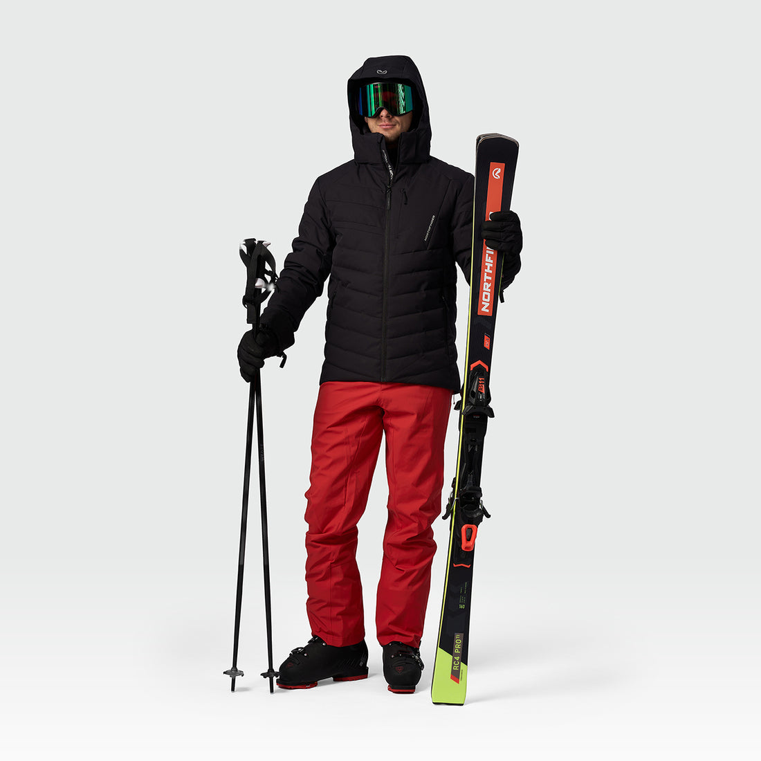 men's ski insulated comfort jacket