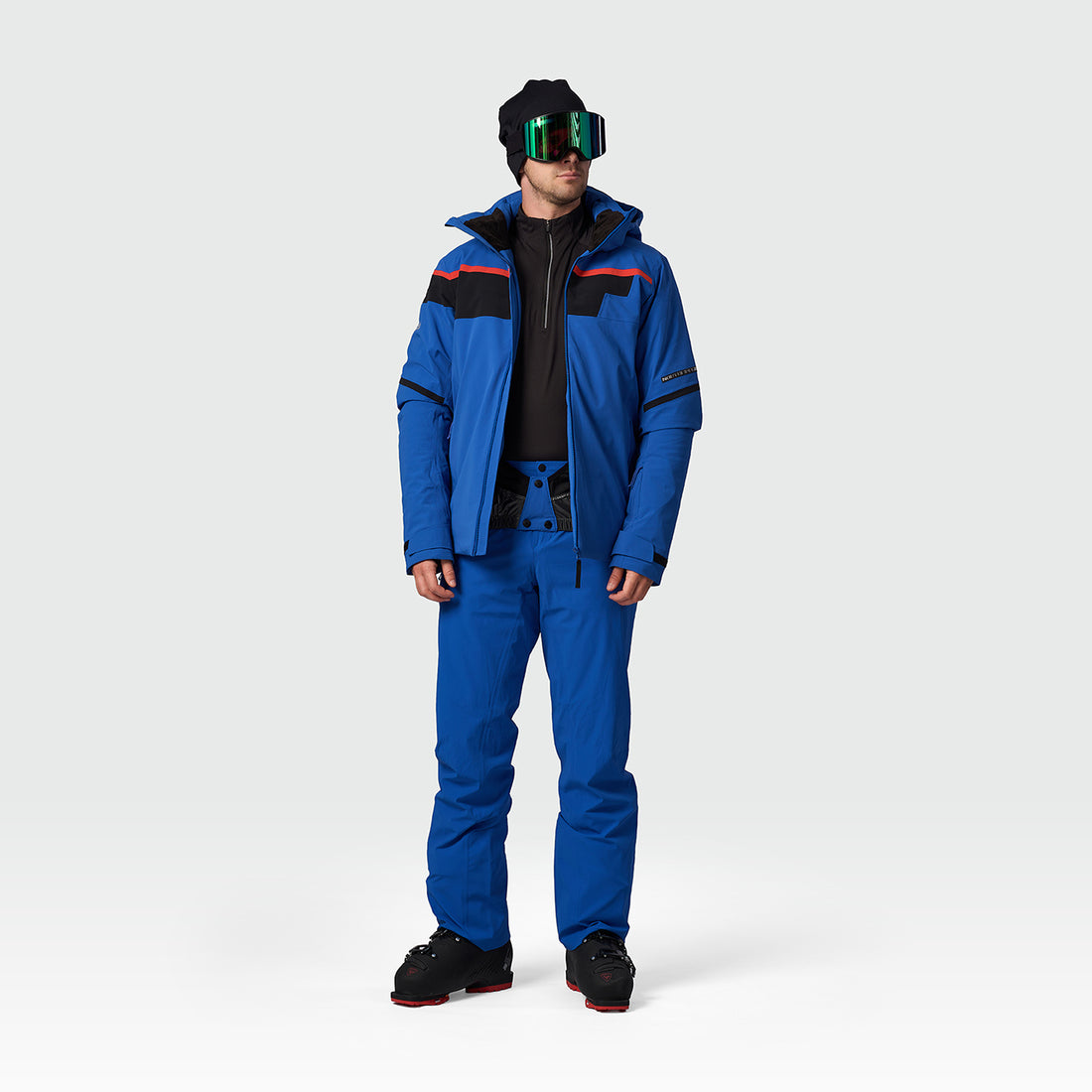 men's ski technical jacket fully featured
