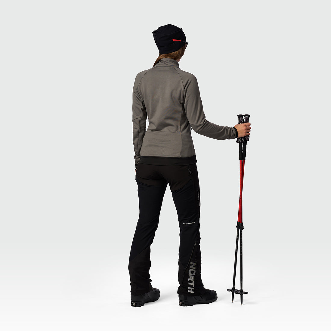 MI-46271SKP women's ski-touring sweater grid active sport full zip ZMRZLA1
