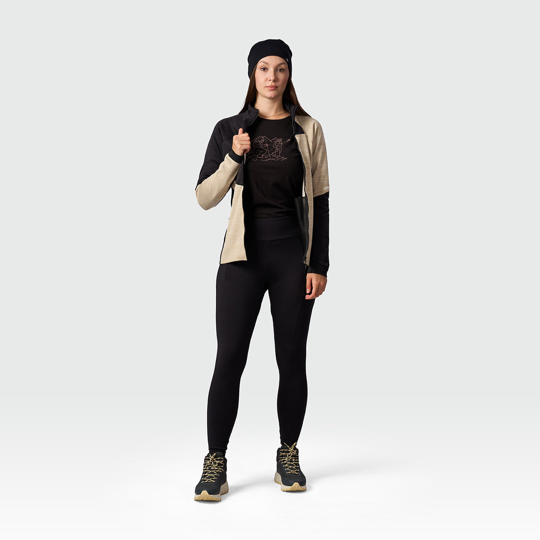 MI-4950OR women's melange active comfort sweater TRYA