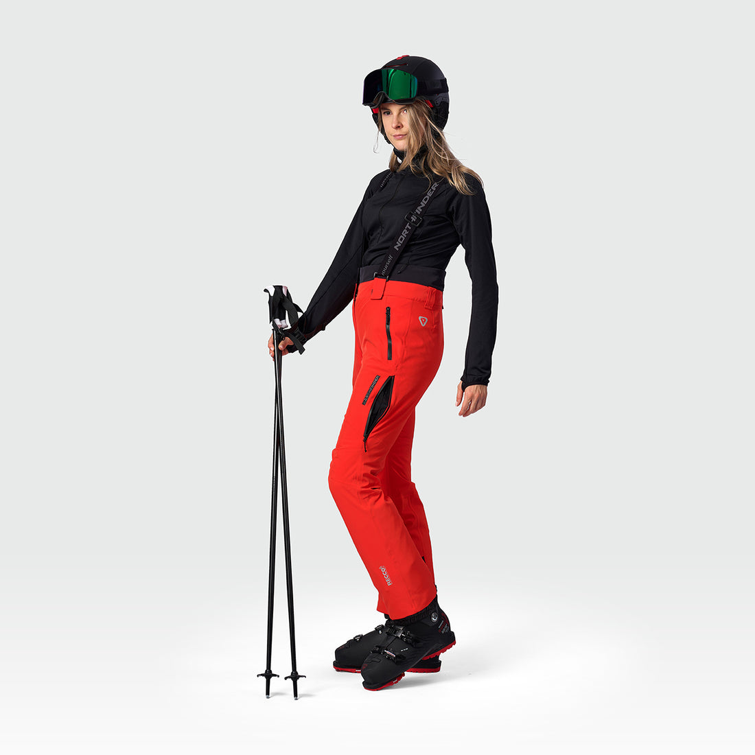 NO-6097SNW women's ski premium pants Dermizax™EV ADLEY