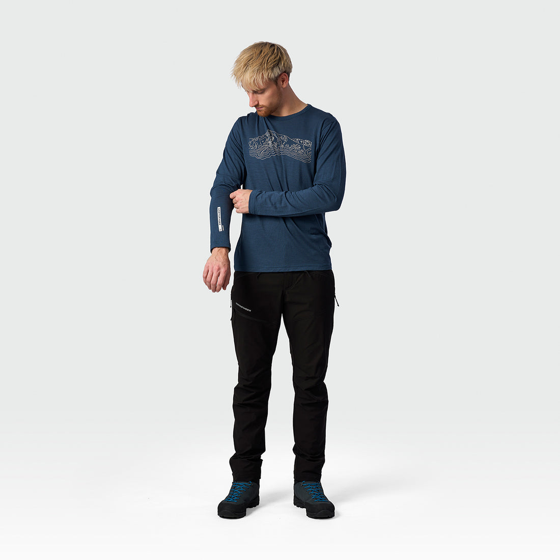 TR-5075OR men's merino T-shirt long sleeve ARZE