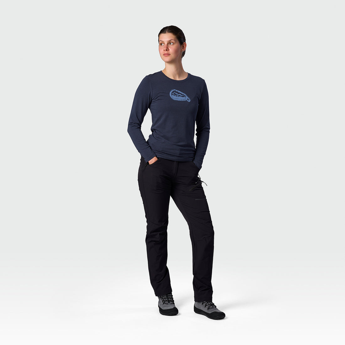 TR-6077OR women's outdoor bamboo T-shirt HENNA