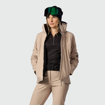 women's ski technical softshell jacket