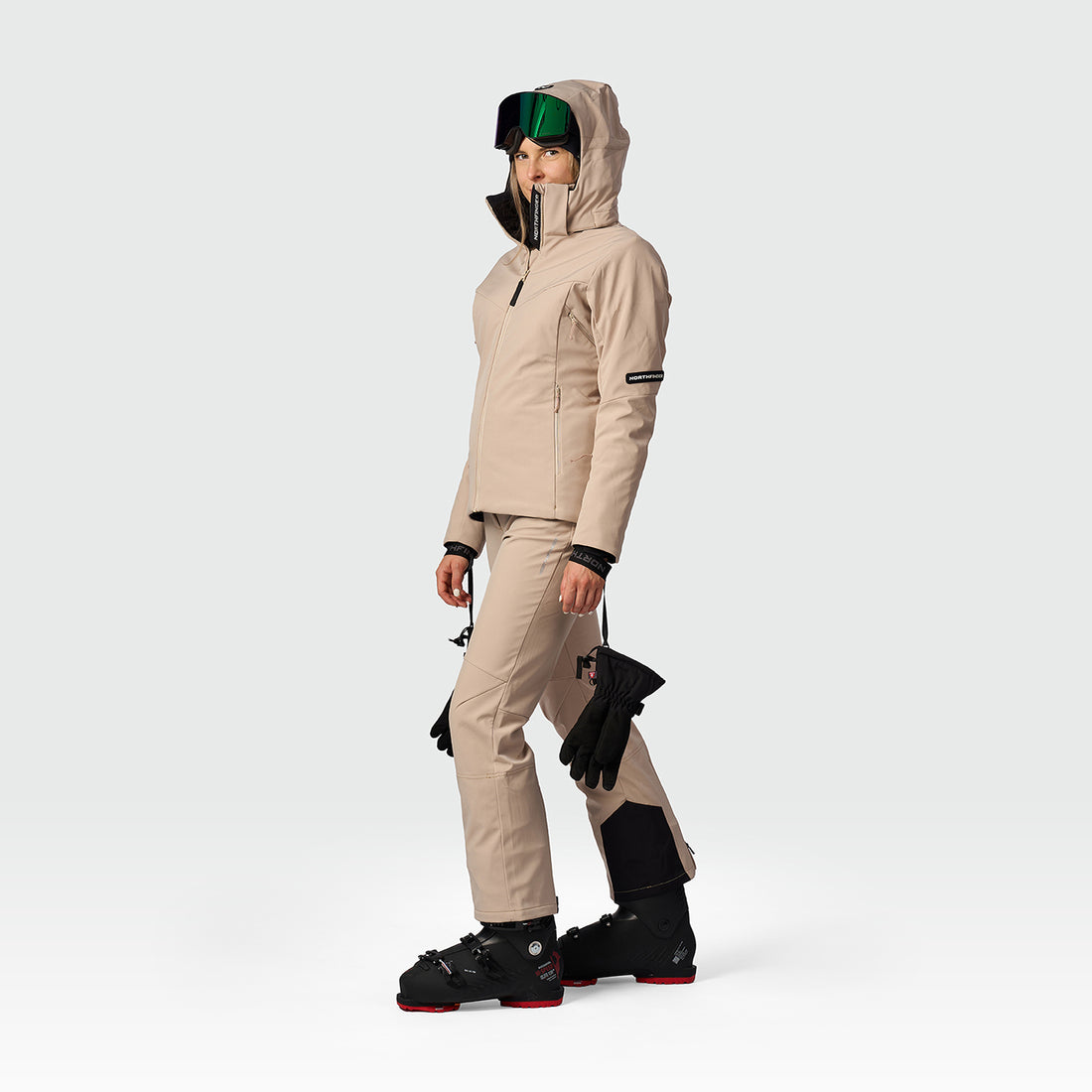 women's ski technical softshell jacket
